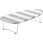 Whitmor Tabletop Ironing Board with Scorch Resistant Cover - Gray/White Striped