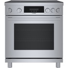 Bosch 800 Series 30" Induction Industrial Style Range - Stainless Steel