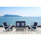 Doral Designs Malibu 4-Piece Navy Patio Set