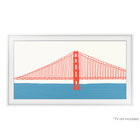 Samsung 50'' Customizable Frame Bezel - Modern White