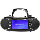 Emerson 7” Bluetooth® DVD Boombox with AM/FM Radio & Stereo Speakers - Black