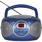 Sharp AM/FM Portable CD Boombox - Blue