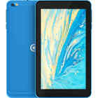 COREN 7" Quad-Core Blue Tablet with Headphones & Tablet Sleeve