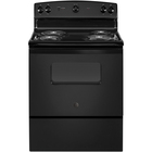 GE 5.0 CuFt Dual Element Electric Range in Black