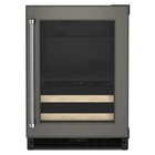 KitchenAid 24" Built-In Panel-Ready Beverage Center with Wood-Front Racks - Panel Ready