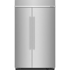 KitchenAid 48" Built-In Side-by-Side Refrigerator in Stainless Steel With Icemaker