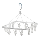 Polder White Hanging Accessory Dryer With Removable Clips