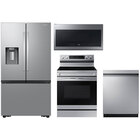 Samsung Four Piece Kitchen Appliance Package - Stainless Steel