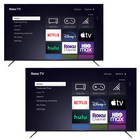 Image of product - 55" Class LED 4K UHD Roku Smart TV and 86" LED 4K UHD Frameless Roku Smart TV Package
