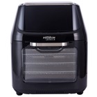 Premium Levella 16.9 Quart Digital Air Fryer in Black with 10 Cooking Presets and Rotisserie Function