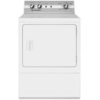 Speed Queen 7.0 CuFt Front Load White Gas Dryer with Sanitize Option