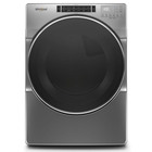 Whirlpool 7.4 CuFt Front-Load Stackable Vented Gas Dryer in Chrome Shadow with Steam Cycles
