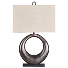 Signature Design by Ashley Saria Metal Table Lamp - Silver