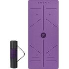 Letsfit Yoga Mat with Carrying Case - Purple