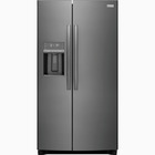 Image of product - 22.3 CuFt Counter Depth Side-by-Side Refrigerator in Black Stainless with SpaceWise® Organization System