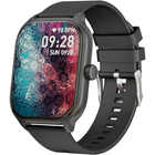 SuperSonic 2" Touch Screen Smartwatch with Heart Rate Monitor - Black