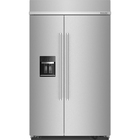 KitchenAid 29.4 CuFt Built-In Side-by-Side Refrigerator in Stainless Steel with Ice Maker