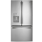 GE 20.6 Cu. Ft. Counter-Depth Smart French-Door Refrigerator- Fingerprint Resistant Stainless Steel