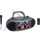 Naxa 7” Bluetooth® DVD Boombox with TV - Silver