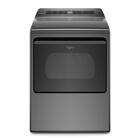 Whirlpool 7.4 CuFt Top-Loaded Electric Dryer In Chrome Shadow With Intuitive Controls
