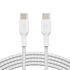 Belkin BoostCharge Braided 1m (3.3ft) USB-C to USB-A Cable - White