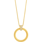 Mi Tesoro Preciosa Round Gold Necklace