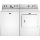 Image of product - 4.2 CuFt Large Capacity Top-Load Washer With PowerWash® Agitator With 7.0 CuFt Large Capacity Dryer with Wrinkle Control  In White