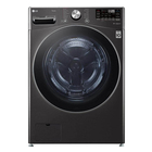 LG 5.0 CuFt Smart Steam Front Load Black Steel Washer with 360° TurboWash™