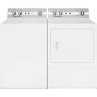 Speed Queen 3.2 CuFt Classic Top Load Washer with 7.0 CuFt Front Load Gas Dryer in White
