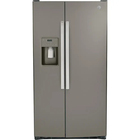 GE 25.3 Cu Ft Side-By-Side Refrigerator with External Dispenser - Slate