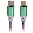Bytech 6 Ft. Shimmer USB Type "C" To USB Type "C" Cable