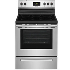 Image of product - 5.3 CuFt Electric Smoothtop Range in Stainless Steel With SpaceWise® Expandable Elements