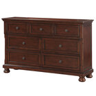 Avalon Traditional Cherry Seven Drawer Dresser