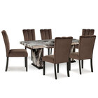 Signature Design by Ashley Jeshina Dining Table with Six Chairs