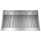 GE 42" Custom Hood Insert - Stainless Steel