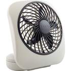O2COOL Treva 5" Battery Operated Portable Two Speed Fan - White