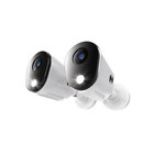 Night Owl Add-on Wired 4K Deterrence Camera With 2-Way Audio - White