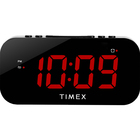 Timex T121s Alarm Clock with .7 Red Display (Silver)