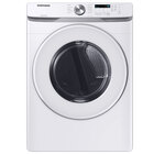 Samsung 7.5 Cu. Ft. Electric Long Vent Dryer with Sensor Dry - White