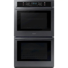 Samsung 30" Double Self Steam Cleaning Wall Oven in Black Stainless