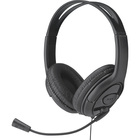 Image of product - Computer Headset with Adjustable Mic - Black