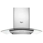 Whirlpool 36" Modern Glass Island Mount Range Hood - Stainless Steel
