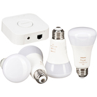 Philips Hue 75W 4-Pack E26 Starter Kit with Bluetooth (White & Color Ambiance)