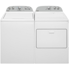 Whirlpool 3.8 CuFt Top Load Washer with 7.0 CuFt Gas Dryer in White