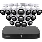Lorex 4K Fusion 16Ch 2TB Wired DVR System with 16 Smart Deterrence Cameras