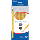 BAZIC 12-Pack #2 Premium Yellow Pencil