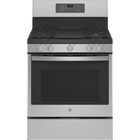 GE Profile Smart 5.6 Cu. Ft 30" Wide Free-Standing Gas Range with No Preheat Air Fry - Stainless Steel