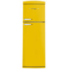 UNIQU Classic Retro 11 Cu. Ft. Top Freezer Refrigerator — Canary Yellow