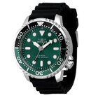 Invicta 48mm Pro Diver Men's Quartz Watch - Green Dial/Black Silicone Strap