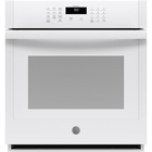 GE 27" Smart Self Cleaning Wall Oven - White